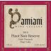 Damiani Wine Cellars Davis Vineyard Reserve Pinot Noir 2010 Front Label