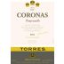 Familia Torres Coronas Tempranillo 2011 Front Label