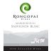 Rongopai Winery Sauvignon Blanc 2008 Front Label