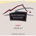 Rooiberg Winery Shiraz 2009 Front Label