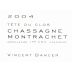 Vincent Dancer Chassagne Montrachet Tete Du Clos Premier Cru 2004 Front Label