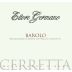 Ettore Germano Barolo Cerretta 2009 Front Label