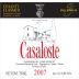 Casaloste Chianti Classico 2007 Front Label