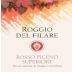 Velenosi Rosso Piceno Roggio del Filare Superiore 2007 Front Label