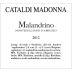 Cataldi Madonna Malandrino Montepulciano d'Abruzzo 2012 Front Label