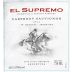 RPB Wines El Supremo Cabernet Sauvignon 2014 Front Label