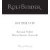 Rolf Binder Heinrich 2010 Front Label