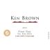 Ken Brown Clos Pepe Vineyard Pinot Noir 2013 Front Label