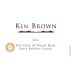 Ken Brown Vin Gris of Pinot Noir 2014 Front Label