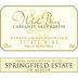 Springfield Estate Whole Berry Cabernet Sauvignon 2013 Front Label