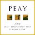 Peay Vineyards Ama Pinot Noir 2012 Front Label
