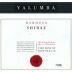 Yalumba Barossa Shiraz 1999 Front Label