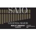 Saio Assisi Legenda Maior Merlot Cabernet 2008 Front Label