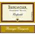Beringer Founders Estate Zinfandel 1998 Front Label