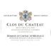Chateau de Meursault Clos du Chateau Chardonnay 2012 Front Label