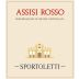 Sportoletti Assisi Rosso 2012 Front Label