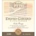 David Girard Coda Rouge 2009 Front Label