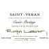 Roger Lassarat Saint Veran Cuvee Prestige Blanc 2013 Front Label