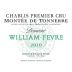 William Fevre Chablis Montee de Tonnerre Premier Cru 2010 Front Label