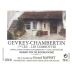 Domaine Gerard Raphet Gevrey-Chambertin Les Combottes Premier Cru 2011 Front Label