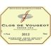 Domaine Jean Grivot Clos de Vougeot Grand Cru 2012 Front Label