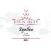 Davis Dean Cellars Zynthia Zinfandel 2011 Front Label