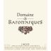 Domaine de Baronarques Limoux Rouge 2008 Front Label