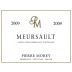 Domaine Pierre Morey Meursault 2009 Front Label