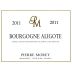 Domaine Pierre Morey Bourgogne Aligote 2011 Front Label