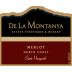 De La Montanya Winery Estate Vineyard Merlot 2011 Front Label