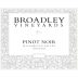 Broadley Willamette Valley Pinot Noir 2010 Front Label