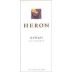 Heron Syrah 1999 Front Label