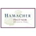 Hamacher Wines Pinot Noir 2008 Front Label