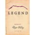 Valley Legend Napa Valley Merlot 2012 Front Label