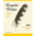 Raptor Ridge Pinot Gris 2013 Front Label