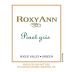 RoxyAnn Pinot Gris 2013 Front Label