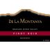 De La Montanya Winery Pinot Noir Reserve 2010 Front Label
