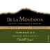 De La Montanya Winery Calandrelli Vineyard Tempranillo 2014 Front Label