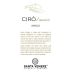 Santa Venere Ciro Bianco 2015 Front Label