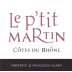 Dom. Oratoire St Martin Cotes du Rhone Le P'tit Martin Rouge 2013 Front Label