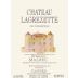 Chateau Lagrezette Cahors 2003 Front Label
