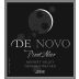 De Novo Wines Destein Vineyard Pinot Noir 2008 Front Label