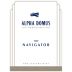 Alpha Domus Navigator 2010 Front Label