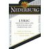Nederburg Lyric White Blend 2014 Front Label