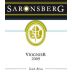 Saronsberg Viognier 2009 Front Label