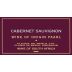 Plaisir de Merle Cabernet Sauvignon 2009 Front Label