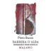 Piero Busso Barbera d'Alba Majano 2013 Front Label