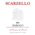 Scarzello Barolo del Comune di Barolo 2006 Front Label