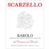 Scarzello Barolo del Comune di Barolo 2008 Front Label