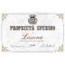 Proprieta Sperino Lessona 2009 Front Label